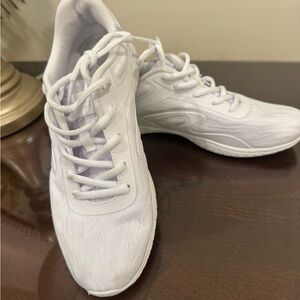BCG White Cheer or Dance shoes. Athletic Sneakers 
size 7.5 B